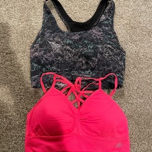 Set of sports bras